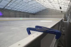 odprtje novo pokrito drsališče Šenčur večnamenski prostor šotor športni park drsanje občina / Foto: Gorazd Kavčič