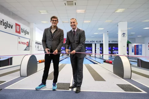 otvoritev prenovljeno keglji&scaron;če KK Triglav Kranj / Foto: Tina Dokl
