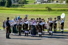 Odprtje parkirišče Gorje pri pokopališčunastopa Godba Gorje / Foto: Nik Bertoncelj