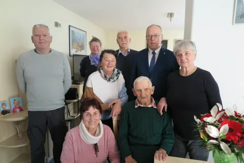 Franc Sajovic 100 let / Foto: Nika Toporiš