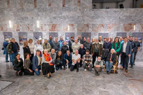 Odprtje fotografske razstave ob 40. obletnici delovanja Foto kluba Anton Ažbe &Scaron;kofja Loka. / Foto: Primož Pičulin
