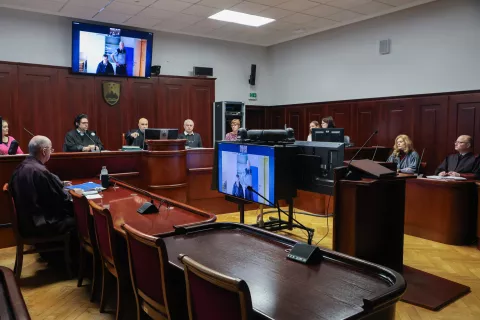 sodišče Kranj Primožič Peter v zadevi umor Poljanska dolina / Foto: Tina Dokl