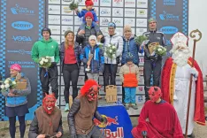 Zmagovalci v družbi sv. Miklavža in parkeljnov / Foto: Špela Šimenc / Foto: Špela Šimenc