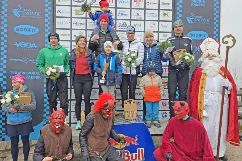 Zmagovalci v družbi sv. Miklavža in parkeljnov / Foto: Špela Šimenc / Foto: Špela Šimenc