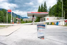 Poskušala vlomiti v bencinski servis