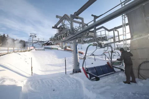 odprtje smučarska sezona 2022-23 smuči&scaron;če Krvavec / Foto: Gorazd Kavčič