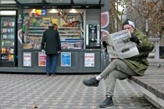 To ni reklama za Gorenjski glas, ampak za tiskane časopise in revije nasploh, dokler jih &scaron;e najdemo v časopisnih kioskih. / Foto: Matic Zorman