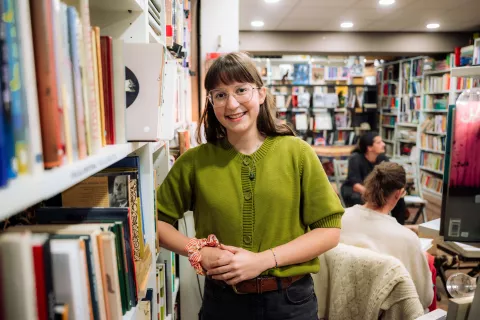 Predstavitev pesni&scaron;kega prvenca in delavnica poezije z Zalo Marolt / Foto: Primož Pičulin