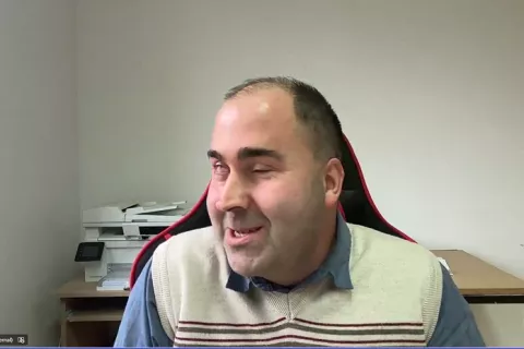 Bo&scaron;tjan &Scaron;tefanič je slepa oseba s pol odstotka ostanka vida. / Foto: Arhiv Dogodka