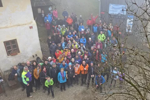 Pohodniki k sv. Primožu 2025 / Foto: &Scaron;pela &Scaron;imenc