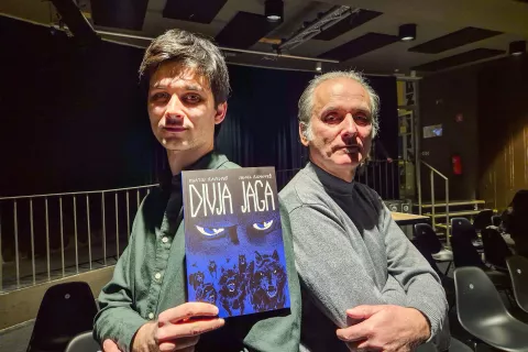 Martin in Janez Ramove&scaron; / Foto: Igor Kavčič