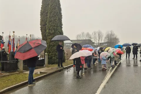 Spominska slovesnost &Scaron;enčur / Foto: Ana Jagodic Dolžan