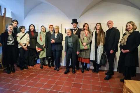 Srečanje Pre&scaron;ernovi nagrajenci Kranj 2026 Galerija Pre&scaron;ernovih nagrajencev / Foto: Tina Dokl