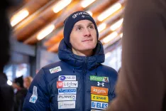 Smučarski skoki trening slovenska ženska in mo&scaron;ka reprezentanca Planica december 2025Na fotografiji Domen Prevc smučarski skakalec in svetovni rekorder / Foto: Nik Bertoncelj