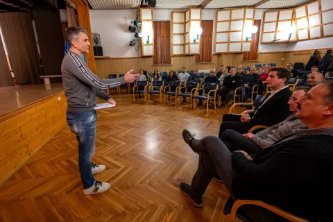 Srečanje podjetnikov v občini Preddvor / Foto: Primož Pičulin