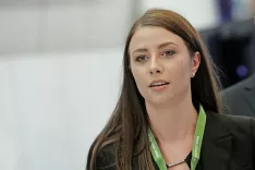 Evropska poslanka pri upokojencih