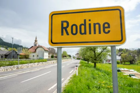 Naselje Rodine v občini Žirovnica / Foto: Nik Bertoncelj