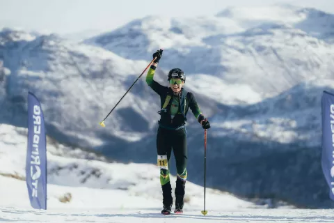 Tri medalje Klare Velepec na Norve&scaron;kem: zlata v sprintu in vzponu ter srebrna posamično / Foto: Skimo Stats