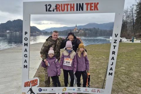 Matej Markovič z družino / Foto: Klara Mrak