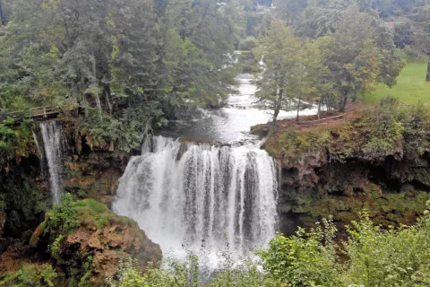 Rastoke, slap Hrvoje / Foto: Slavko Zupanc