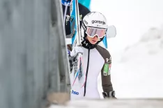 Smučarski skoki trening slovenska ženska in mo&scaron;ka reprezentanca Planica december 2025Na fotografiji Nika Prevc smučarska skakalka in svetovna rekorderka / Foto: Nik Bertoncelj