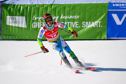 Svetovni pokal alpsko smučanje FIS 65. Pokal Vitranc 2026tekma veleslalom sobota 7. marec 2026Žan Kranjec alpski smučar &scaron;portnik Slovenija / Foto: Nik Bertoncelj
