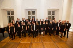 Gorenjski projektni zbor na zborovski reviji v Radovljici pred tremi leti / Foto: Adrijan Pregelj