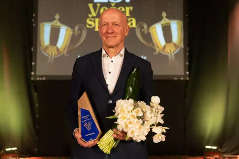 Andrej Žavbi je &scaron;portnik Medvod postal sploh prvič. / Foto: Peter Ko&scaron;enina