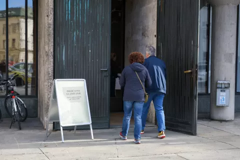 Volitve v državni zbor 2026 predčasno glasovanje občina Kranj / Foto: Tina Dokl