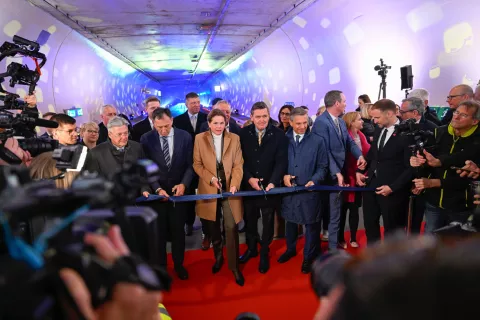 Odprtje predora Karavanke - za spletJesenice 18.3.2026 / Foto: Nik Bertoncelj