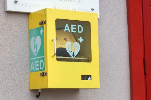 PGD Gozd občina Kamnik AED defibrilator / Foto: Tina Dokl