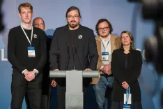 Volitve v državni zbor 2026 DZ stranka Pirati / Foto: Tina Dokl