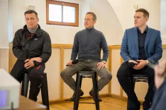 Drive, Anatomija vožnje: Jan Jolič, Andrej Brglez, Bo&scaron;tjan Kop / Foto: Ale&scaron; Senožetnik