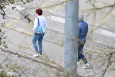 sprehod, bolni&scaron;ka, družba / Foto: Tina Dokl