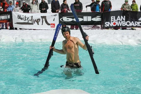 Tretji Luža contest na Krvavcu je uspel. Mr. Luža pa je tokrat postal Janez Cuderman alias Nudl. / Foto: 