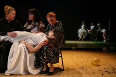 Darja Reichman, Živa Selan, Vesna Jevnikar in Sta&scaron;a Popovič / Foto: Borut Bučinel