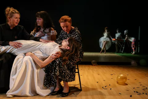 Darja Reichman, Živa Selan, Vesna Jevnikar in Sta&scaron;a Popovič / Foto: Borut Bučinel