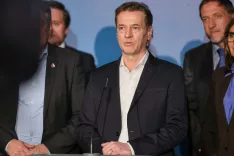 Volitve v državni zbor 2026 novinarsko sredi&scaron;če DZ stranka Gibanje Svoboda Robert Golob / Foto: Tina Dokl