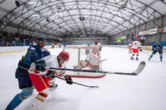 Tretja finalna tekma IHL lige med ekipama HK Triglav Kranj - SKHL Crvena Zvezda / Foto: Primož Pičulin