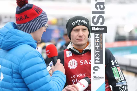 Anže Lani&scaron;ek je lansko Planico končal z zmago na tekmi, leto&scaron;njo pa začel z zmago v kvalifikacijah. / Foto: Peter Ko&scaron;enina