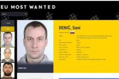 Eurpol most wanted (najbolj iskani ubežniki): Sani Denić z Jesenice / Foto: Posnetek Zaslona (europol)