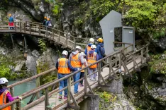 Likovna kolonija v Vintgarju v organizaciji TD GorjeSoteska Vintgar Turistično dru&scaron;tvo Gorje / Foto: Nik Bertoncelj