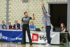 ko&scaron;arka liga OTP banka med ECE Triglav Kranj vs GGD &Scaron;enčur / Foto: Tina Dokl
