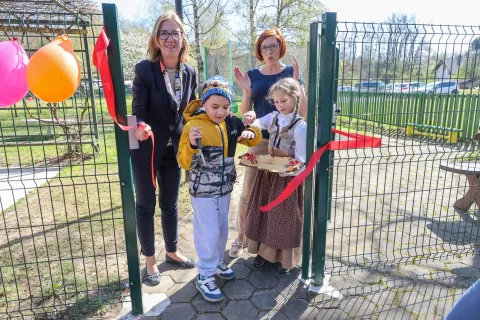 Nova igrala za otroke iz CUDV Radovljica