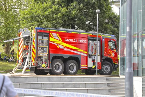 požar Osnovna &scaron;ola Bistrica pri Tržič / Foto: Tina Dokl