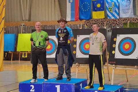 Zmago v tradicionalnem loku je slavil Marjan Podržaj (LK &Scaron;enčur) / Foto: Osebni Arhiv Marjana Podržaja