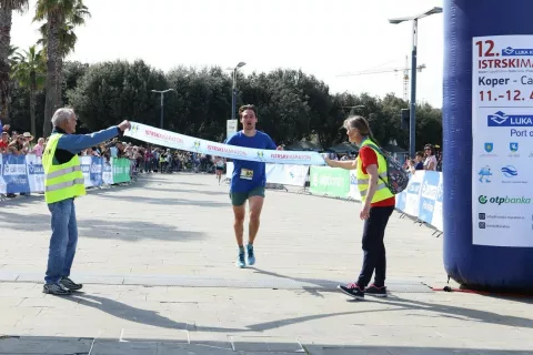 Za Bineta Flajnika je bil Istrski maraton sploh prvi maraton, ki ga je odtekel. / Foto: Arhiv Organizatorja