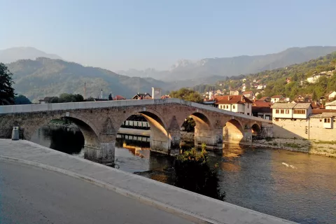 Konjic, kamniti most / Foto: Slavko Zupanc