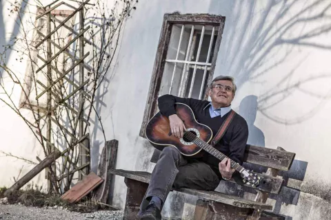 Berti Lipusch, muzikant iz Podjune, je dočakal 80 let. / Foto: Rozina Katz &ndash; Logar (osebni Arhiv)