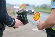 policija nadzor prometa merjenje hitrosti hitrost alkotest / Foto: Tina Dokl